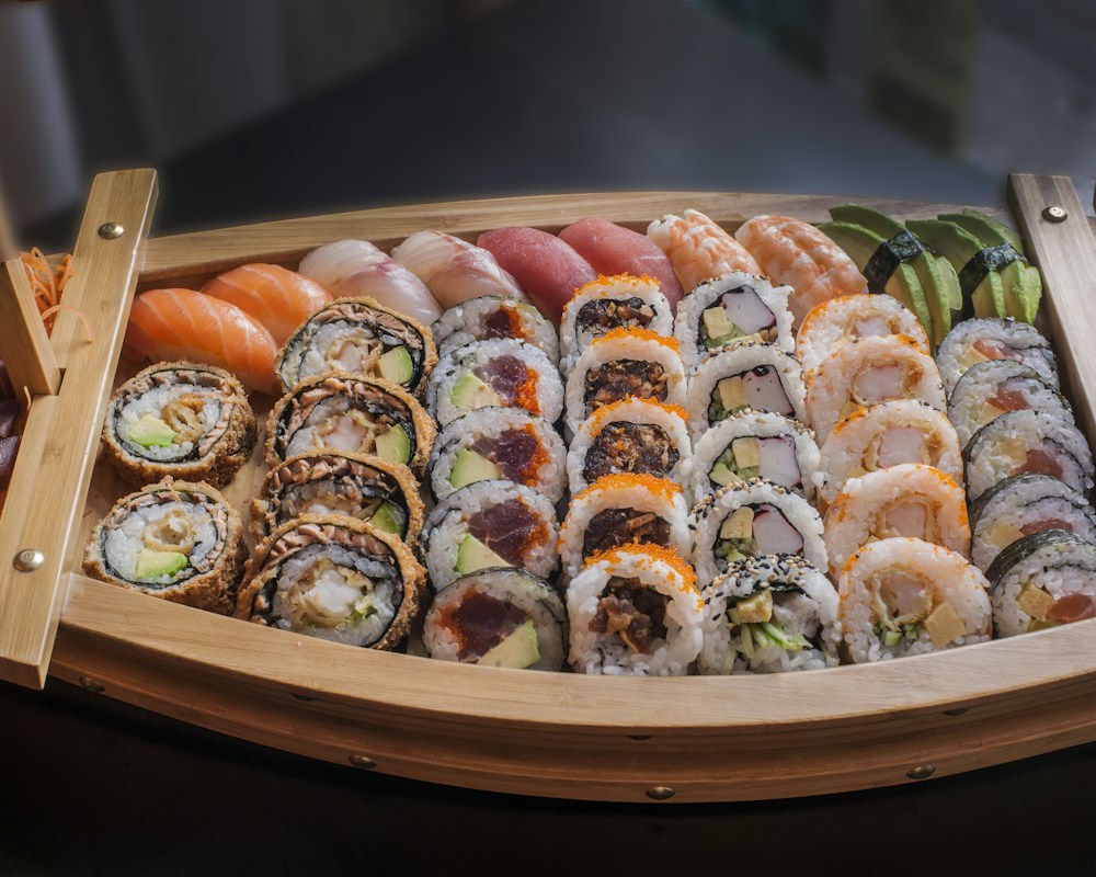 Sushi Rollen mit St&auml;bchen